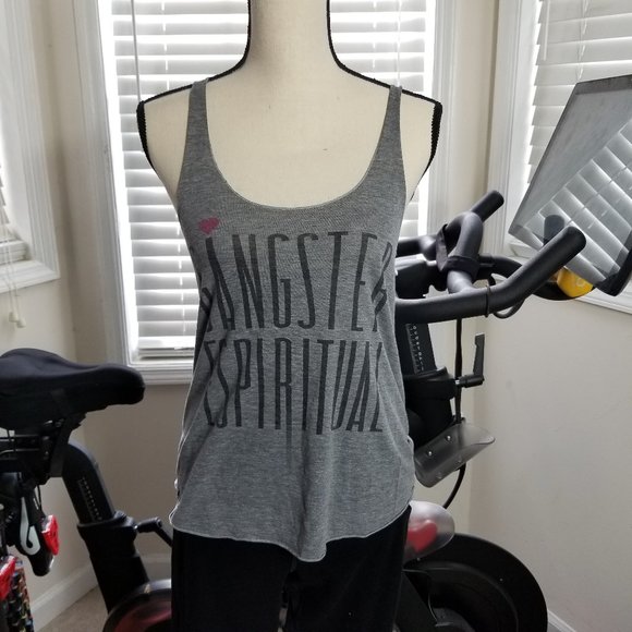 Spiritial Gangster | Grey Racerback Tank: Spanish - Picture 1 of 7